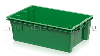 Ящик универсальный для овощей, фруктов и хлеба сплошной зеленый в Актау