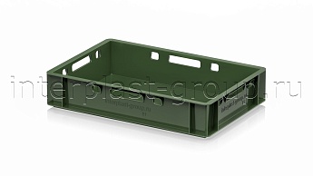 Ящик для мяса и колбасных изделий Е-1 зеленый в Актау Ящик для мяса и колбасных изделий Е-1 зеленый в Актау