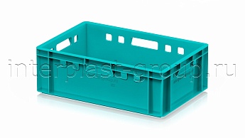 Ящик для мяса и колбасных изделий Е-2 бирюзовый в Актау Ящик для мяса и колбасных изделий Е-2 бирюзовый в Актау