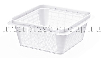 Контейнер сетчатый для куботейнера для меда и икры белый в Актау