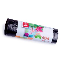 Мешки для мусора 30 л, черные, в рулоне 20 шт., ПНД, 6 мкм, 600х500 мм, Концепция Быта ЭкоДом, 601348 в Актау Мешки для мусора 30 л, черные, в рулоне 20 шт., ПНД, 6 мкм, 600х500 мм, Концепция Быта ЭкоДом, 601348 в Актау