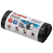 Мешки для мусора 20 л, черные, в рулоне 30 шт., ПНД, 8 мкм, 500х450 мм, LAIMA, 601376 в Актау Мешки для мусора 20 л, черные, в рулоне 30 шт., ПНД, 8 мкм, 500х450 мм, LAIMA, 601376 в Актау