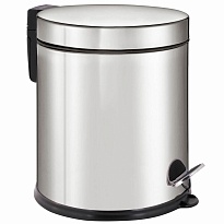 Ведро-контейнер для мусора урна с педалью LAIMA Classic Plus, 5 л, зеркальное в Актау Ведро-контейнер для мусора урна с педалью LAIMA Classic Plus, 5 л, зеркальное в Актау
