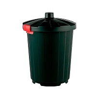 Мусорный бак с крышкой 105 л темно-зеленый 105 темно-зеленый в Актау