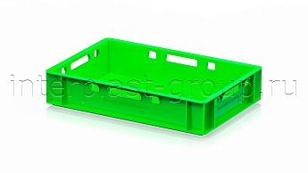 Ящик для мяса и колбасных изделий Е-1 светло-зеленый в Актау Ящик для мяса и колбасных изделий Е-1 светло-зеленый в Актау
