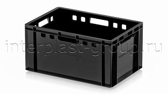 Ящик для мяса и колбасных изделий Е-3 черный в Актау Ящик для мяса и колбасных изделий Е-3 черный в Актау