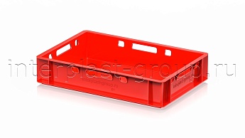 Ящик для мяса и колбасных изделий Е-1 красный в Актау