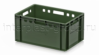 Ящик для мяса и колбасных изделий Е-3 зеленый в Актау Ящик для мяса и колбасных изделий Е-3 зеленый в Актау