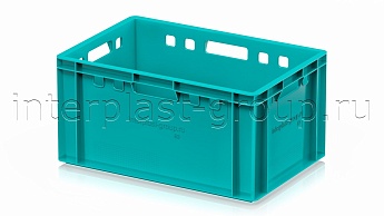 Ящик для мяса и колбасных изделий Е-3 бирюзовый в Актау