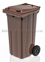 Мусорный контейнер 120 л коричневый 120 коричневый в Актау