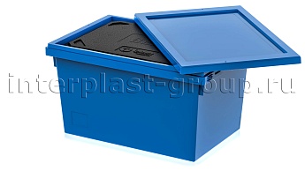 Изотермический контейнер KV 6432 в сборе с крышкой голубой в Актау Изотермический контейнер KV 6432 в сборе с крышкой голубой в Актау