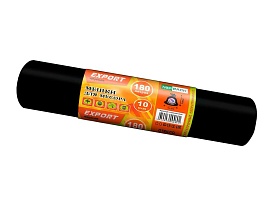 Мешки для мусора 180 л, ароматизированные, черные, в рулоне 10 шт., ПВД, 80 мкм, 1100х930 мм, EXPORT, exp18010142 в Актау Мешки для мусора 180 л, ароматизированные, черные, в рулоне 10 шт., ПВД, 80 мкм, 1100х930 мм, EXPORT, exp18010142 в Актау