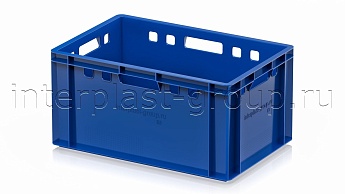 Ящик для мяса и колбасных изделий Е-3 синий в Актау
