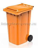 Контейнер для мусора 240 л оранжевый облегченный 240 оранжевый в Актау Контейнер для мусора 240 л оранжевый облегченный 240 оранжевый в Актау