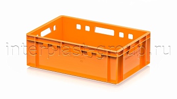 Ящик для мяса и колбасных изделий Е-2 оранжевый в Актау