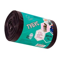 Мешки для мусора 12 л, черные, в рулоне 30 шт., ПНД, 6 мкм, 550х320 мм, Концепция Быта Tubus, 604936 в Актау Мешки для мусора 12 л, черные, в рулоне 30 шт., ПНД, 6 мкм, 550х320 мм, Концепция Быта Tubus, 604936 в Актау