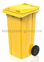 Мусорный контейнер 120 л желтый 120 желтый в Актау