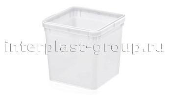 Куботейнер для меда и икры белый 23 литра в Актау