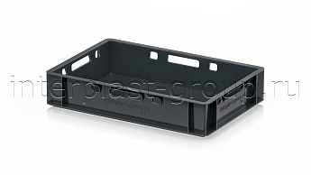 Ящик для мяса и колбасных изделий Е-1 темно-серый в Актау Ящик для мяса и колбасных изделий Е-1 темно-серый в Актау