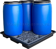 Поддон пластиковый для четырех бочек в Актау