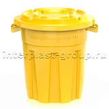 Мусорный бак универсальный 60 л желтый