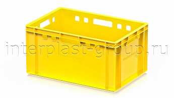 Ящик для мяса и колбасных изделий Е-3 желтый в Актау Ящик для мяса и колбасных изделий Е-3 желтый в Актау